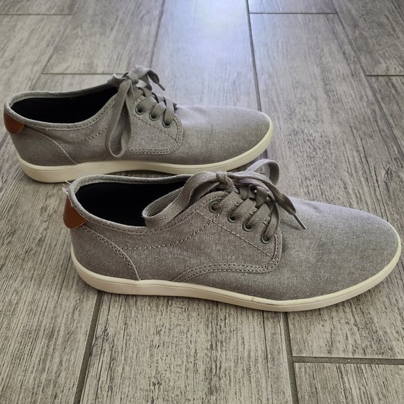 Steve Madden men's grey canvas sneakers size 7.5 - Picture 4 of 13